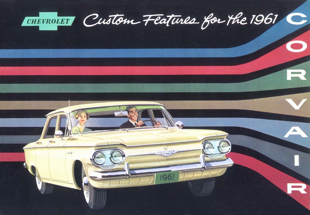 1961 Chevrolet Corvair Accessories Booklet Page 4